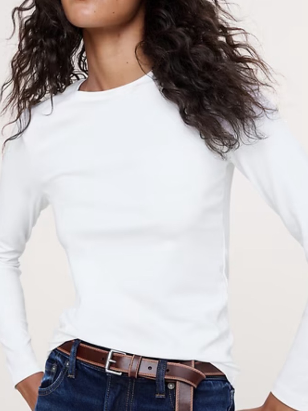 Banana Republic White Classic Tee